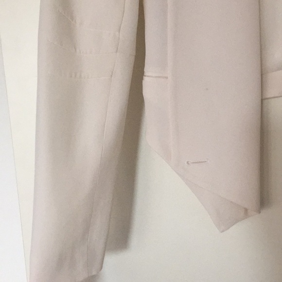 Rebecca Minkoff Becky Silk White Blazer - Picture 4 of 8